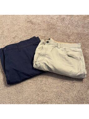 Levis & Ridgecut Mens Cargo Short Lot Cotton Size 44 Relaxed Fit Workwear Tough